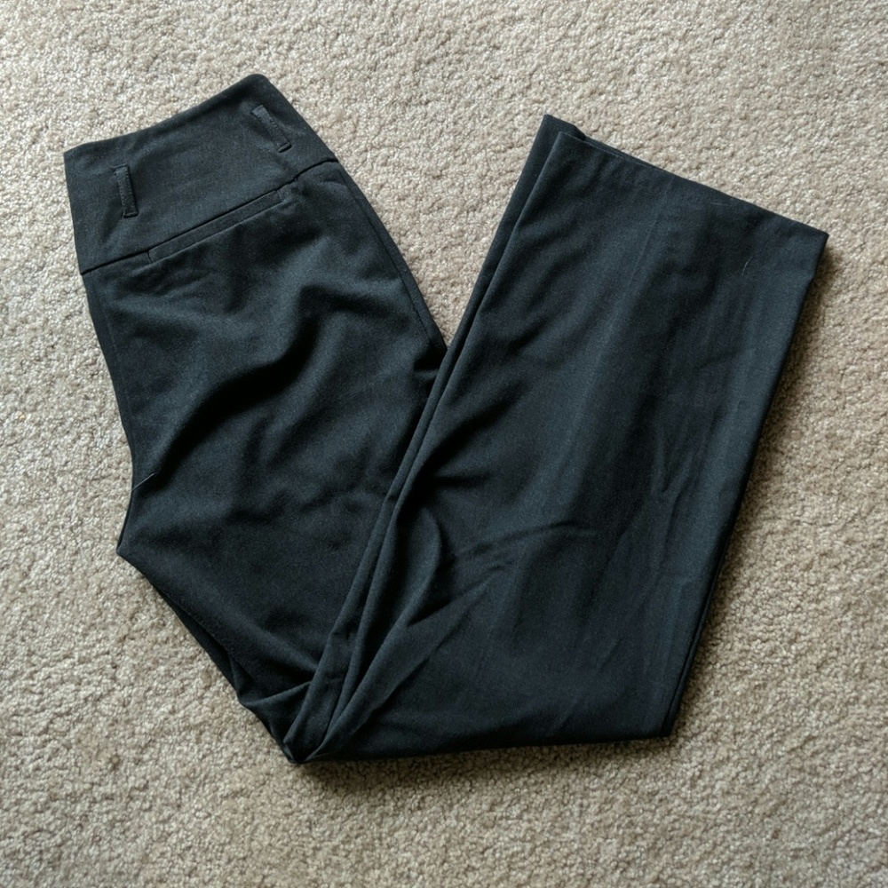 Dark grey wide leg, high rise H&M pants, size 8